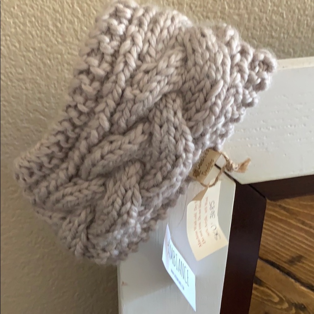 Knit beanie headband
